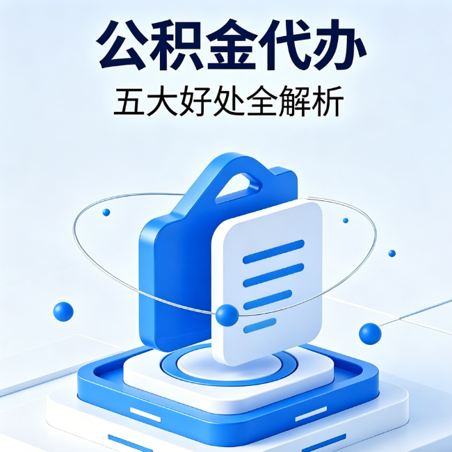 常州公积金代办到底值不值？这5大好处让你少走弯路